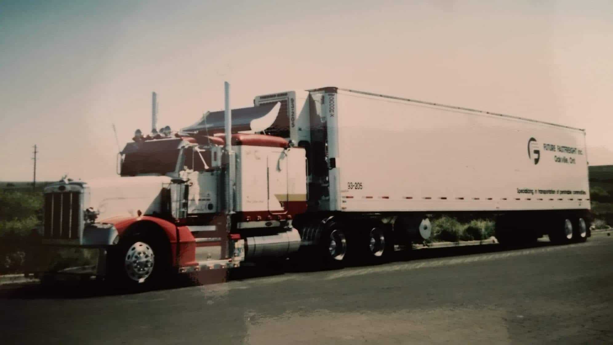 Custom 1987 Peterbilt 377 with Cat Powered Marine Engine